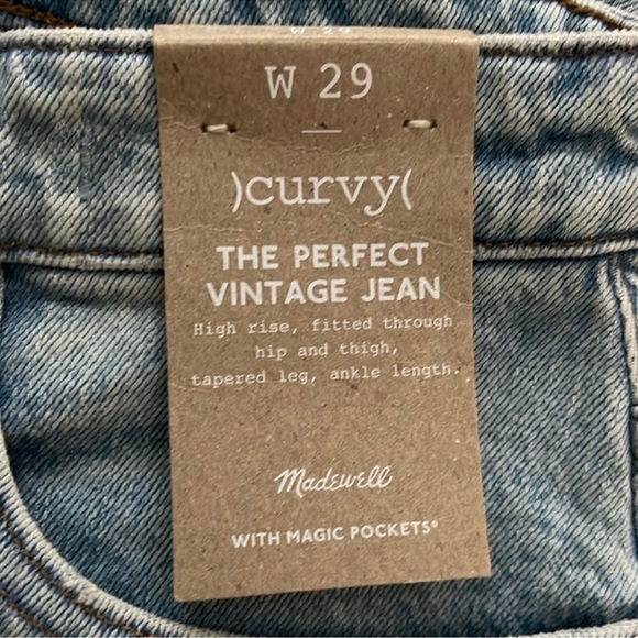 Madewell Perfect Vintage (Curvy) Ankle - Picture 8 of 11